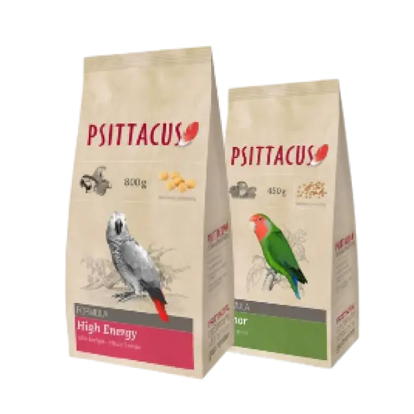 Alimentación Psittacus para aves Alimento para aves Psittacus, comida para loros y agapornis, pienso de alta energía y fórmula especializada para aves exóticas.