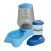 Comederos y bebederos automáticos tipo fuente para perros – dispensadores de agua y comida para hidratación constante.