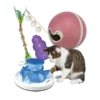 Juguetes para gato, juegos interactivos, pelotas, rascadores y accesorios para gatos curiosos y activos.