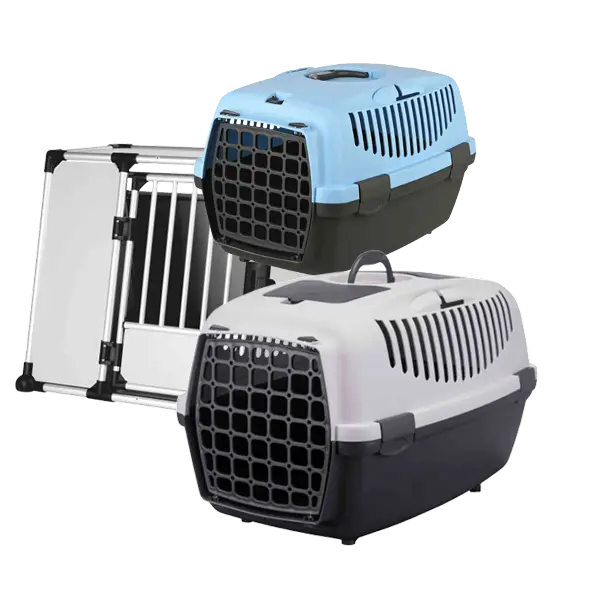 Transportines de plástico para gatos – cajas rígidas de viaje para transportar gatos con seguridad y confort.