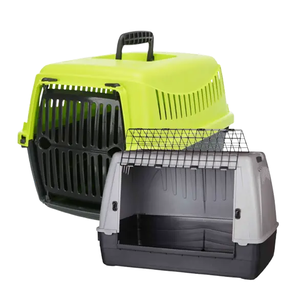 Transportines y jaulas de plástico para perros – cajas rígidas de viaje seguras y cómodas para transportar a tu perro.