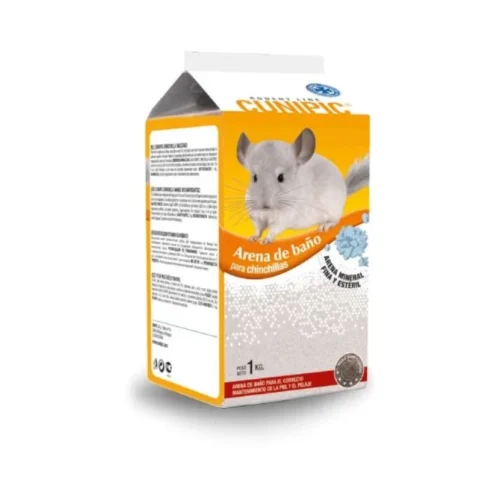 arena de baño para chinchilla 1 Kg