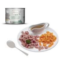 MjAMjAM Ternera Escaldada Con Zanahorias En Salsa Para Gatos