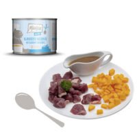 MjAMjAM Pato Salvaje Con Calabaza Al Vapor Y Salsa Para Gatos