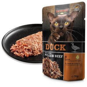 Leonardo Pulled Beef Pato con Ternera Desmenuzada Gato