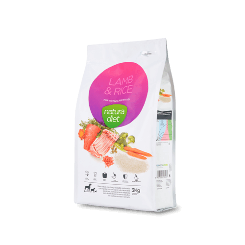 Natura Diet Cordero Y Arroz Pienso Hipoalergénico Para Perros