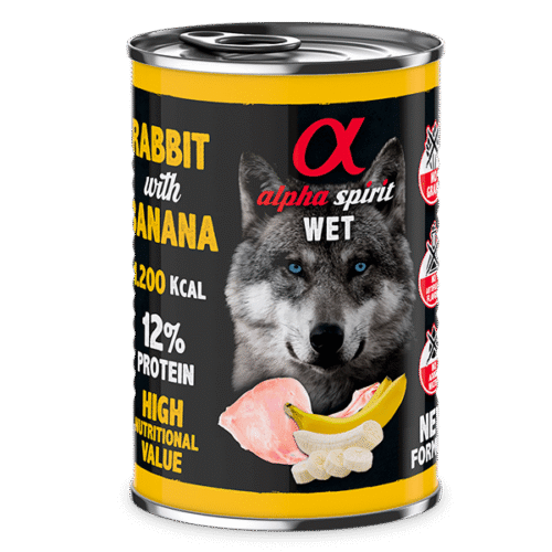 Alpha Spirit Pate de Conejo con Plátano (400gr)$$