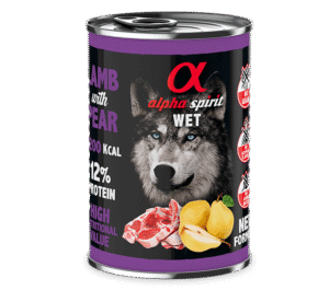 Alpha Spirit Pate de Cordero con Pera (400gr)