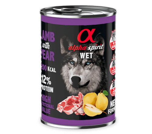 alpha-spirit-humedo-perro-mediano-adulto-lata-cordero-pera10.55file.png Alpha Spirit Pate de Cordero con Pera
