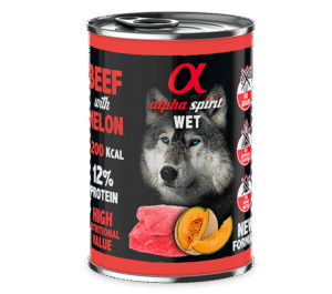 Alpha Spirit Pate de Ternera con Melón (400gr)