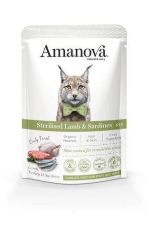 Amanova Sterilised Lamb & Sardines pienso esterilizado