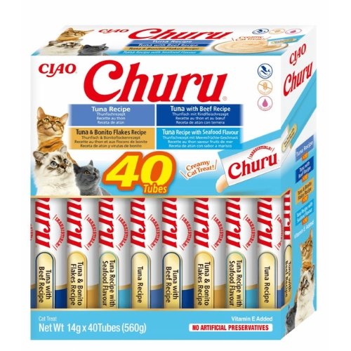 Churu Churu Cat Variedades De Atún 40x14g