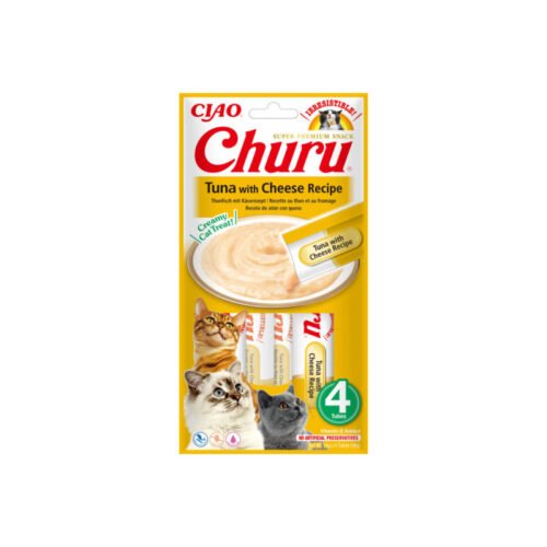 Churu Cat receta de Atún con Queso 4x14g