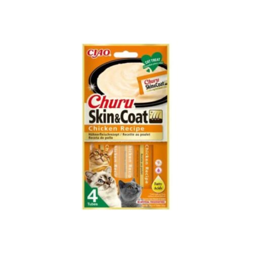 Churu Cat Skin&Coat Receta de Pollo 4x14g