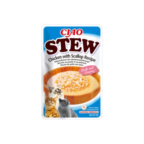 Churu Cat Estofado de Pollo con Vieira 40g