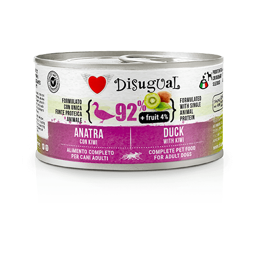 Disugual Anatra con Kiwi para perros