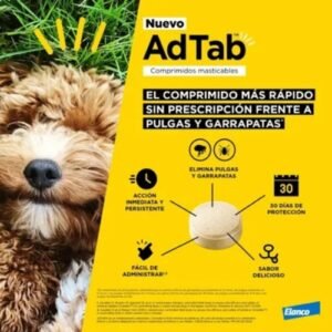 Elanco Adtab Comprimidos Masticables Para Perros 22-45 Kg