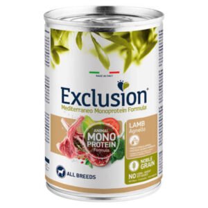 Exclusion Lata Adult Lamb Monoprotein para perros