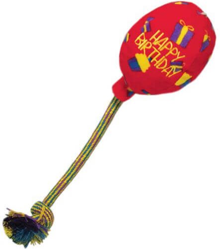 Kong Peluche Globo De Aniversario Para Perros