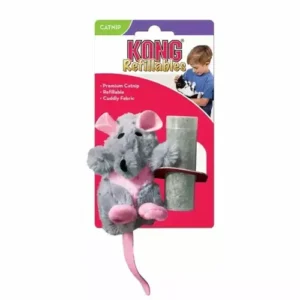 Kong Refillable Rat Juguete Con Catnip Para Gatos
