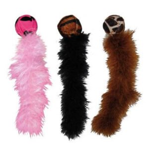 KONG Wild Tails con Plumas