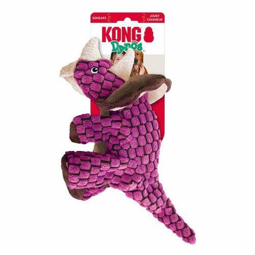 Kong Dynos Triceratops Pink L