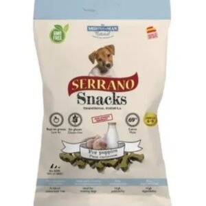 Mediterranean Natural Serrano Snacks de Jamon y Pollo para Cachorros