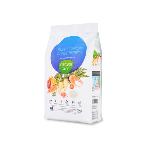 Natura Diet Puppy Junior Large Breed para cachorros raza grande