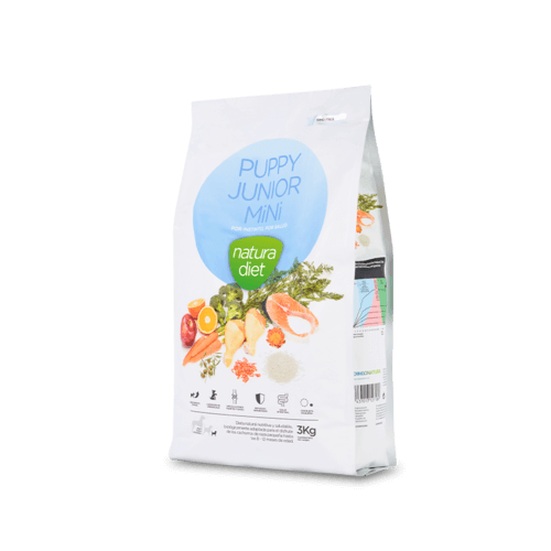 Natura Diet Puppy Junior Mini para cachorros razas pequeñas