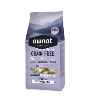 Ownat Grain Free Prime Sterilized Fish
