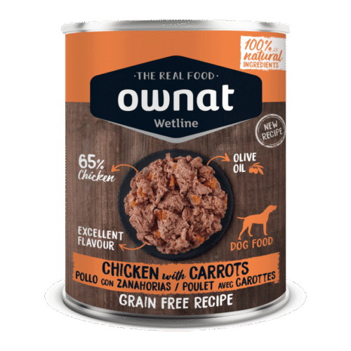 Ownat Wetline Pollo con Zanahorias para perros