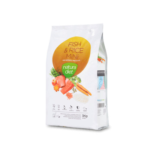 Natura Diet Fish & Rice Mini Pienso Hipoalergénico Para Perros Pequeñosºº