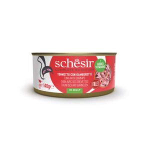 Schesir Atún Con Gambas En Gelatina Comida Húmeda Completa Gato