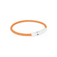 Trixie Collar De Aro Flash Usb Naranja Para Perros