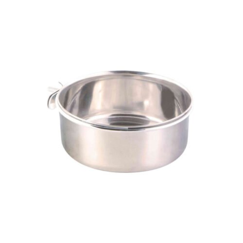 Trixie Comedero Acero Inox Con Tornillos Para Pájaros