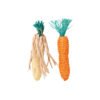 Trixie Set Juguetes Paja para roedores 15 cm naranja