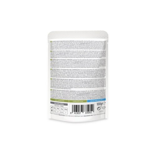 Parte trasera del producto Amanova Luscious Lamb & Pork comida húmeda cordero y cerdo
