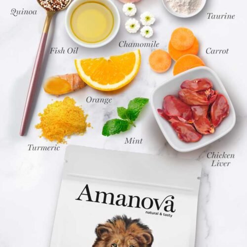 ingredientes Amanova Sterilised Exquisite Chicken