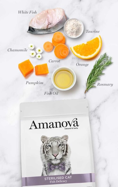 ingredientes Amanova Sterilised Fish Delicacy