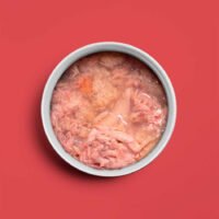 comida húmeda atún y cangrejo Amanova en cuenco