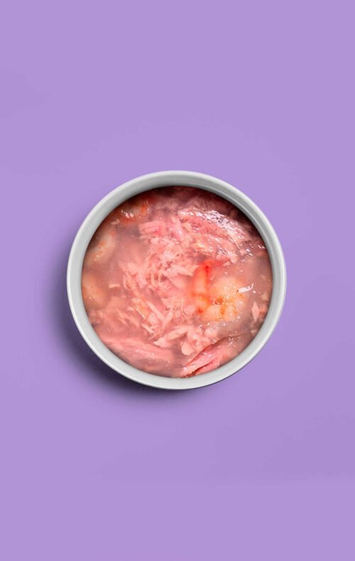 amanova-comida-humeda-gato-adulto-comida-humeda comida húmeda atún y gambas Amanova en cuenco