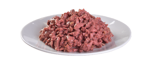 filetes en salsa brit care cat pouch kitten tender turkey in gravy 85 g en un plato blanco