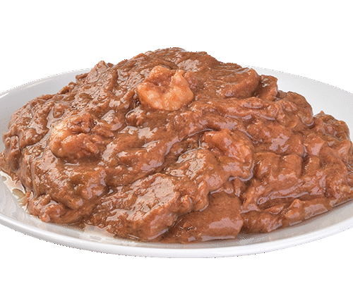 Vista del contenido del producto Brit Care Cat Sterilized Paté de Atún con Gambas