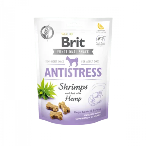 Brit Care Functional Snack Antistress Para Perros en envase frontal
