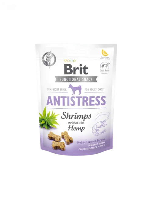 Brit Care Functional Snack Antistress Para Perros en envase frontal