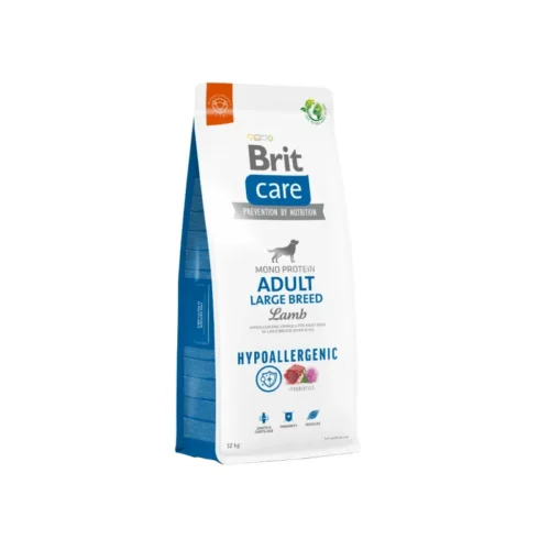 pack frontal del pienso brit care adult large breed cordero y arroz