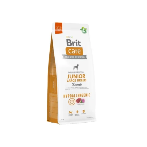 pack frontal del pienso brit care junior large breed cordero y arroz