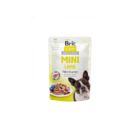 pack frontal del producto Brit Care Mini Fillets In Gravy Cordero