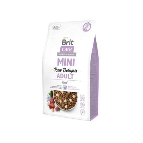 saco de pienso brit care mini freeze-dried raw delights vacuno