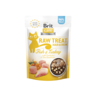 brit-raw-treat-cat-hair-skin-pavo-y-salmon-gato-adulto-comida-humeda-gatos-pelo-y-piel envase de Brit Raw Treat Cat Hair&Skin Pavo Y Salmón